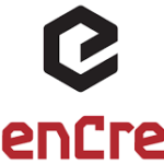 A logo of encre, with the word encre underneath it.