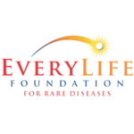 A logo of the every life foundation for rare diseases.